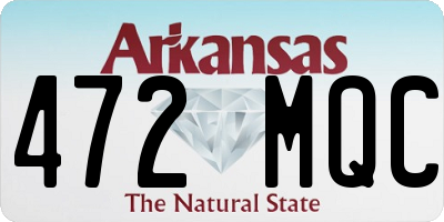AR license plate 472MQC