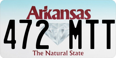 AR license plate 472MTT