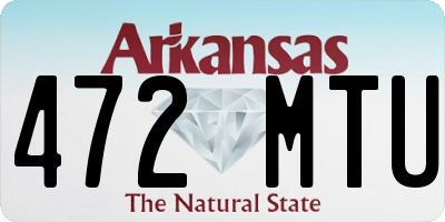 AR license plate 472MTU