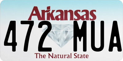 AR license plate 472MUA