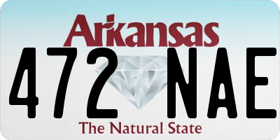 AR license plate 472NAE