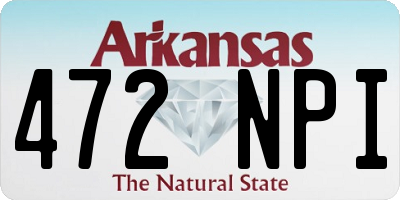 AR license plate 472NPI