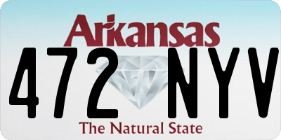 AR license plate 472NYV