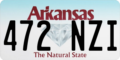 AR license plate 472NZI