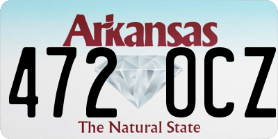 AR license plate 472OCZ