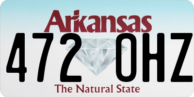 AR license plate 472OHZ