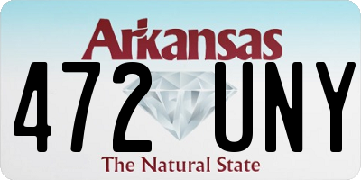 AR license plate 472UNY
