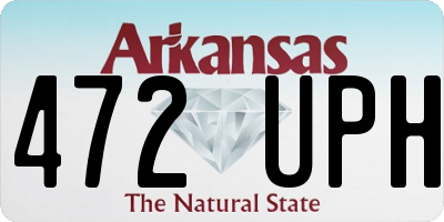 AR license plate 472UPH
