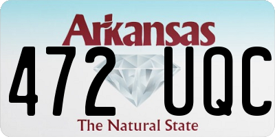 AR license plate 472UQC