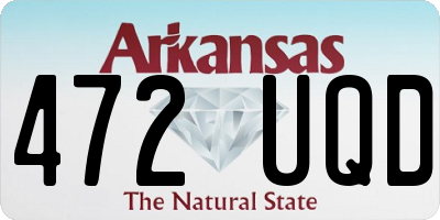 AR license plate 472UQD