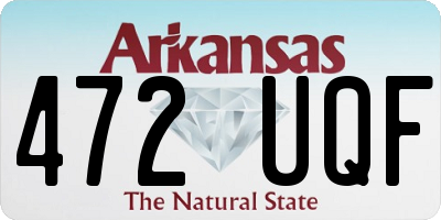 AR license plate 472UQF