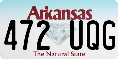 AR license plate 472UQG
