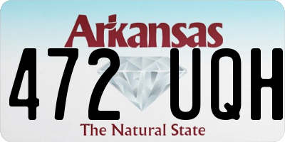 AR license plate 472UQH