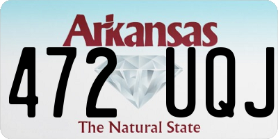 AR license plate 472UQJ