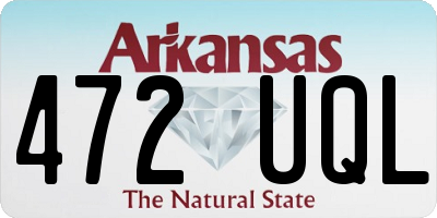 AR license plate 472UQL