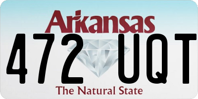 AR license plate 472UQT