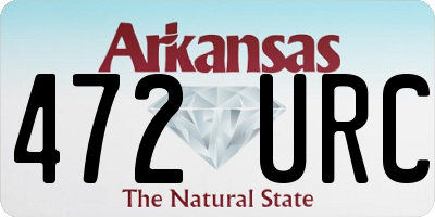 AR license plate 472URC