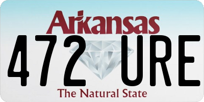 AR license plate 472URE