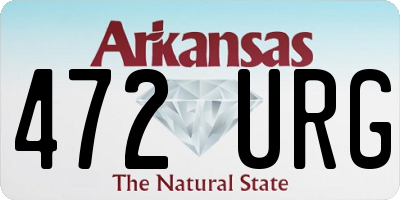 AR license plate 472URG