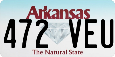 AR license plate 472VEU