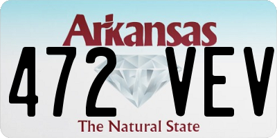 AR license plate 472VEV