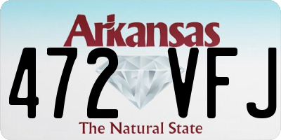 AR license plate 472VFJ
