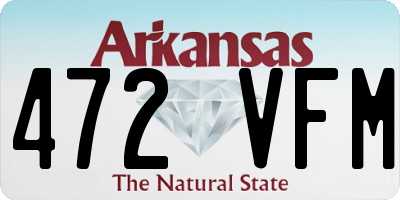AR license plate 472VFM