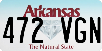 AR license plate 472VGN