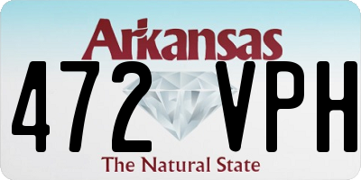 AR license plate 472VPH