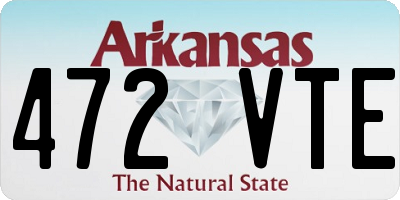 AR license plate 472VTE