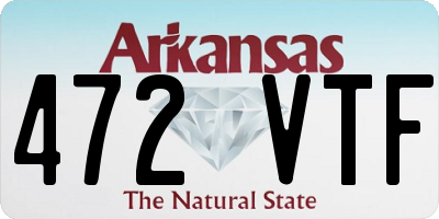 AR license plate 472VTF