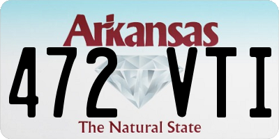 AR license plate 472VTI