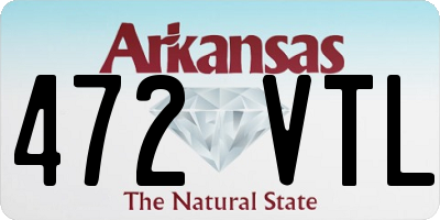 AR license plate 472VTL