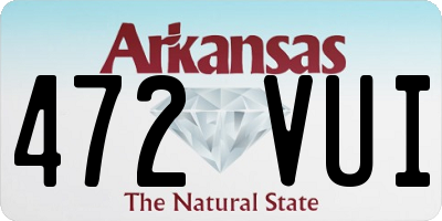 AR license plate 472VUI