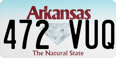 AR license plate 472VUQ