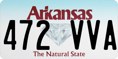 AR license plate 472VVA