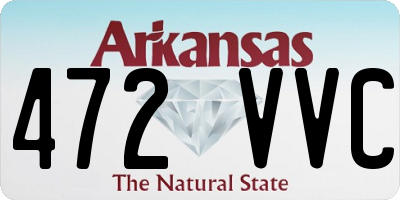 AR license plate 472VVC