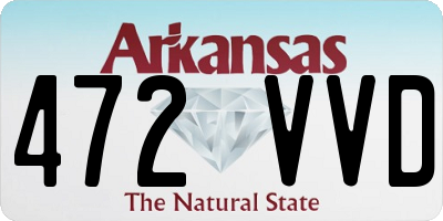 AR license plate 472VVD