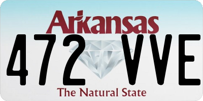 AR license plate 472VVE