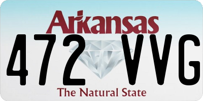 AR license plate 472VVG