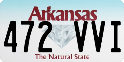AR license plate 472VVI