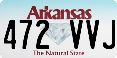 AR license plate 472VVJ