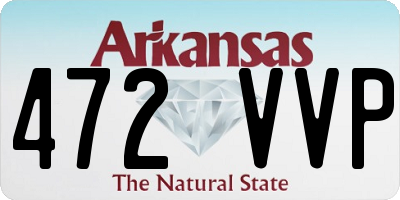 AR license plate 472VVP