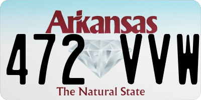 AR license plate 472VVW