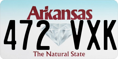 AR license plate 472VXK