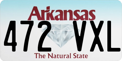 AR license plate 472VXL