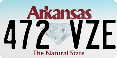 AR license plate 472VZE
