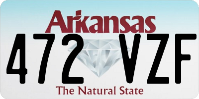 AR license plate 472VZF