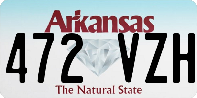 AR license plate 472VZH