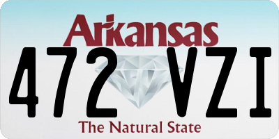 AR license plate 472VZI